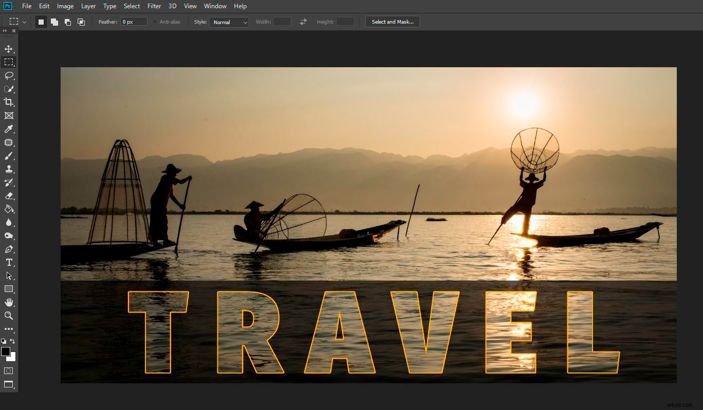 Photoshop Tutorial: How to Seamlessly Place an Image Inside Text