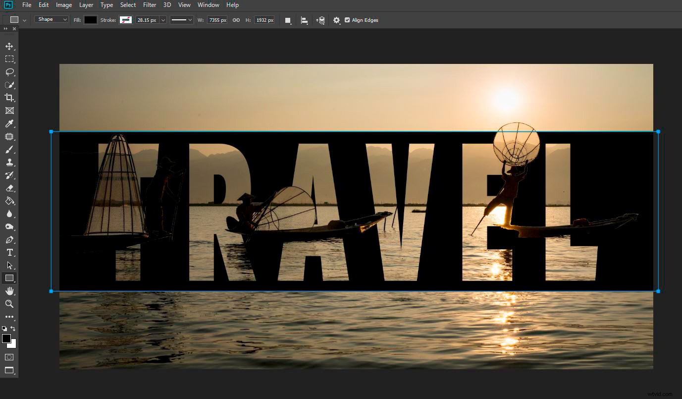 Photoshop Tutorial: How to Seamlessly Place an Image Inside Text