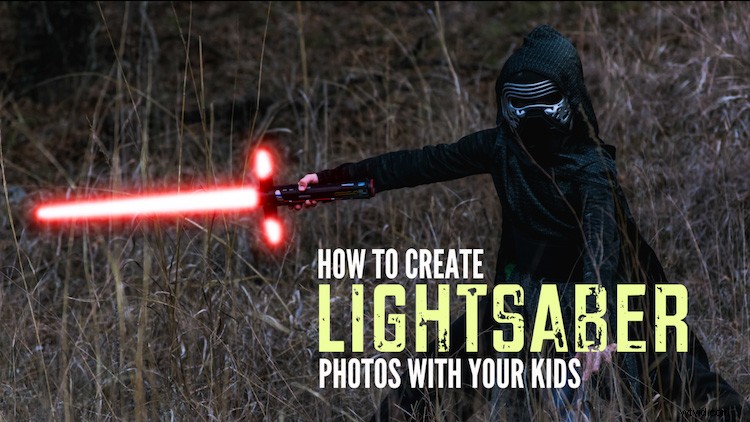 Easy Photoshop Tutorial: Turn Your Kids into Star Wars Heroes with Lightsabers
