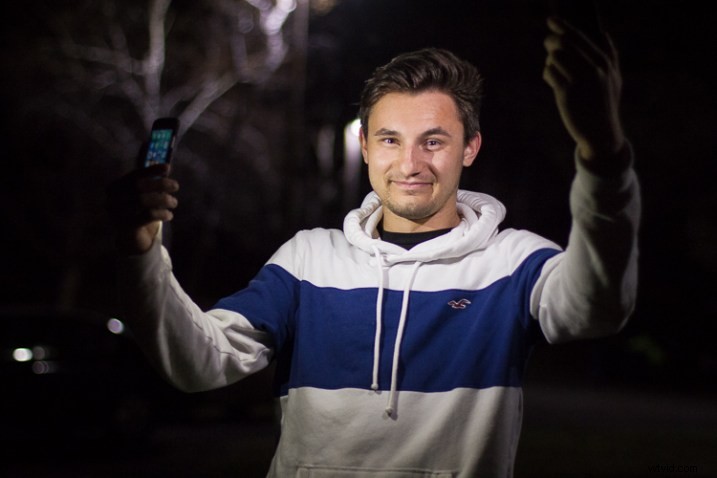 Master Dramatic Night Photography with Your Cell Phone Flashlight