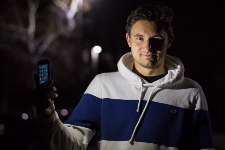 Master Dramatic Night Photography with Your Cell Phone Flashlight