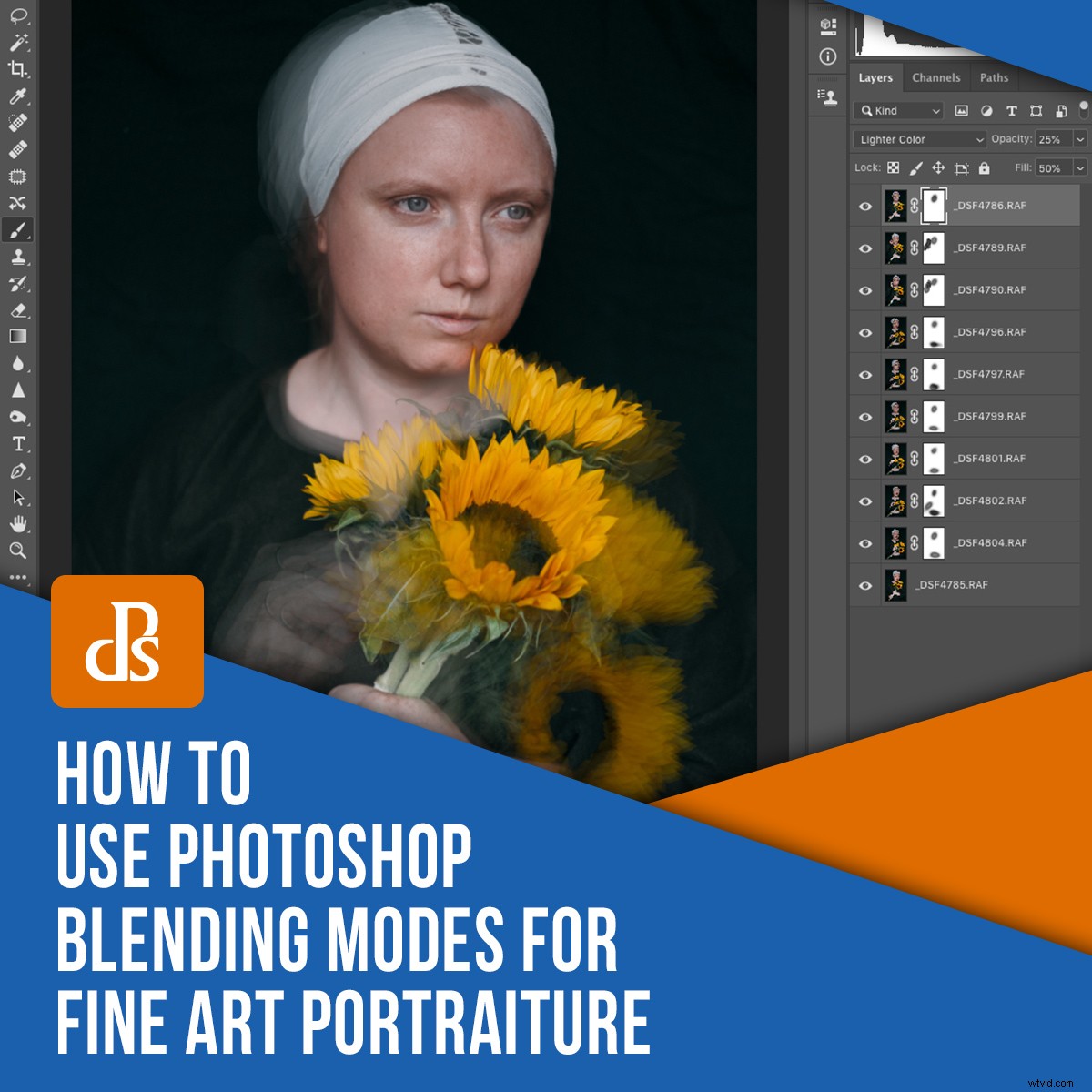 Master Photoshop Blending Modes: Elevate Portraits to Fine Art Mastery