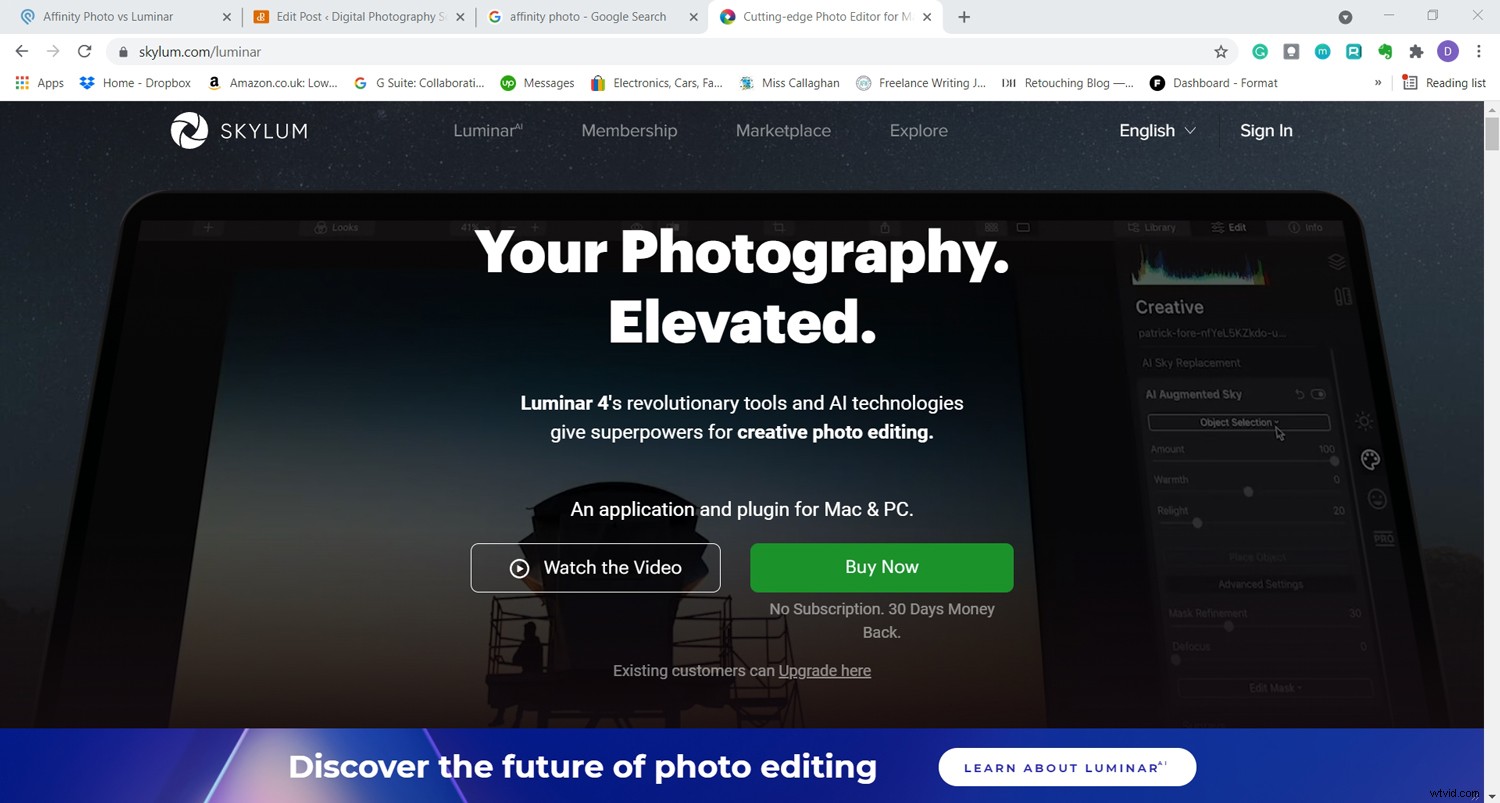 Affinity Photo vs. Luminar: Ultimate 2024 Comparison for the Best Photo Editor