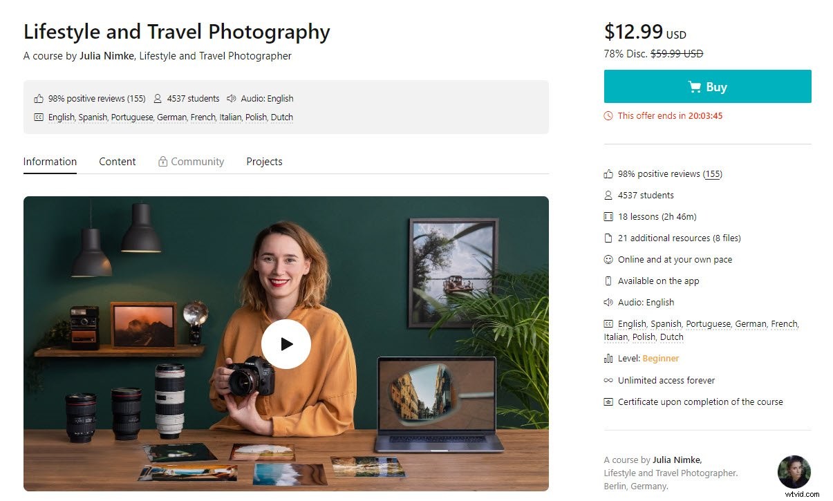 Top 6 Best Online Travel Photography Courses (2024 Update)