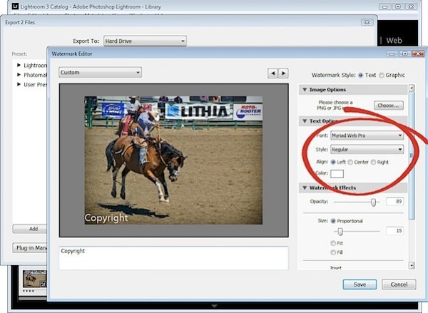 How to Add Professional Copyright Watermarks to Images in Lightroom 3