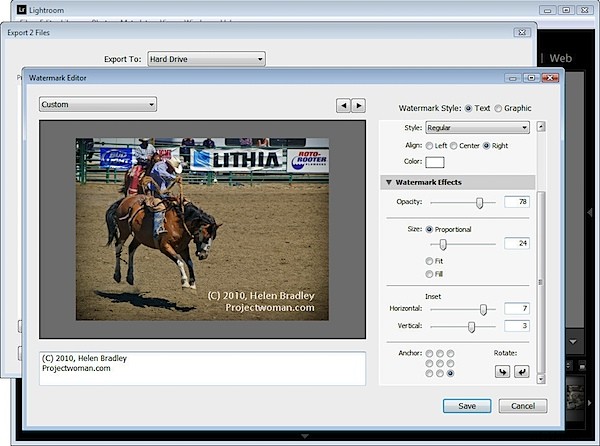 How to Add Professional Copyright Watermarks to Images in Lightroom 3