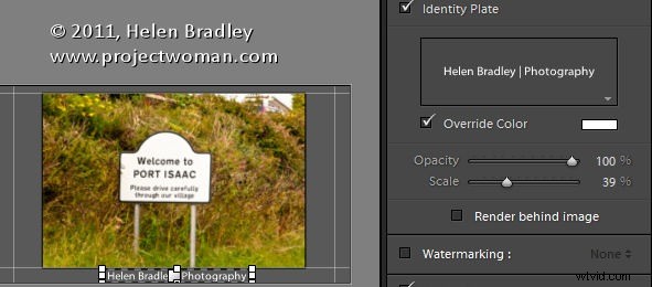 Create Custom Slideshow Titles Using Identity Plates in Lightroom