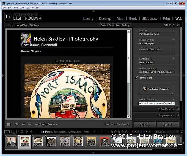 How to Create Stunning HTML Web Galleries in Lightroom: iPhone & iPad Compatible