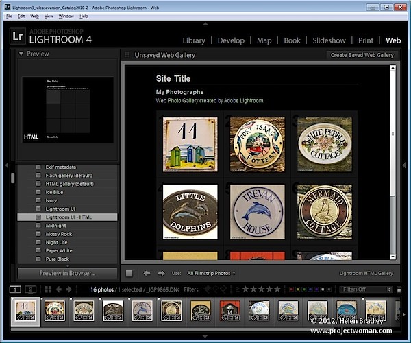 How to Create Stunning HTML Web Galleries in Lightroom: iPhone & iPad Compatible