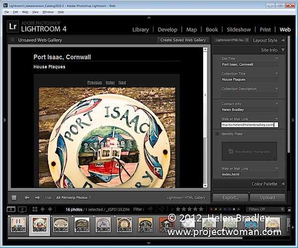 How to Create Stunning HTML Web Galleries in Lightroom: iPhone & iPad Compatible