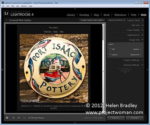 How to Create Stunning HTML Web Galleries in Lightroom: iPhone & iPad Compatible