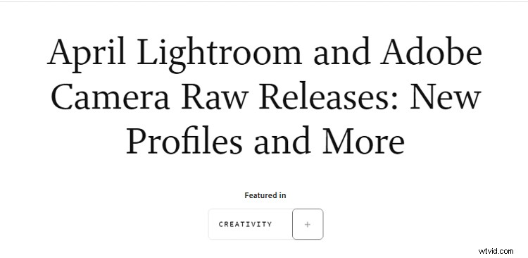 Mastering Creative Profiles in Lightroom Classic CC: The Essential Guide