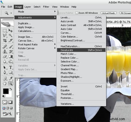 Photoshop CS2 Tutorial: Black & White Images with a Vibrant Splash of Color