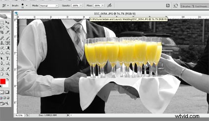 Photoshop CS2 Tutorial: Black & White Images with a Vibrant Splash of Color