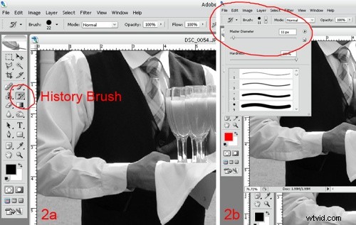Photoshop CS2 Tutorial: Black & White Images with a Vibrant Splash of Color