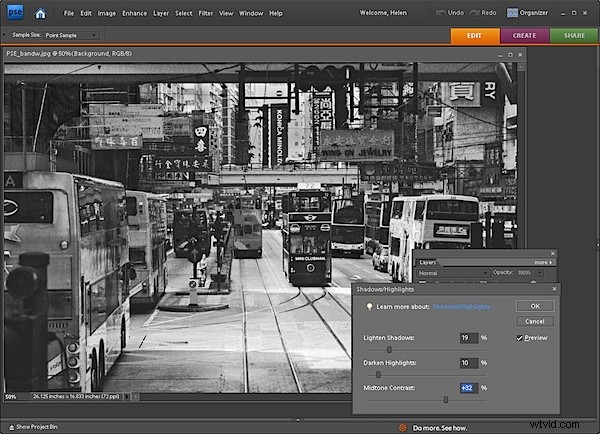 Master Precise Adjustable Black & White Conversions in Photoshop Elements
