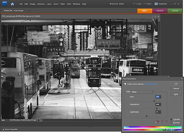 Master Precise Adjustable Black & White Conversions in Photoshop Elements