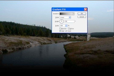 Photoshop CS3 Tutorial: Simulate a Neutral Density Gradient Filter Effect