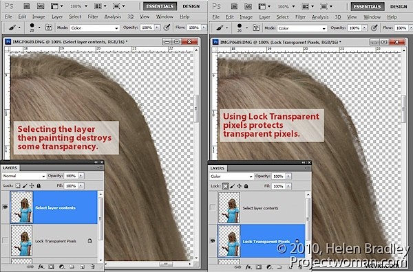 Photoshop Guide: Mastering Locked Transparent Pixels for Precise Editing