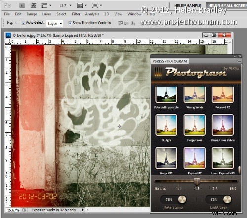 Photoshop Gets iPad-Style Photo Editing: Introducing PSKiss Photogram Extension
