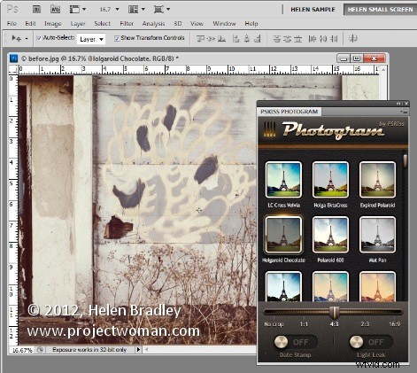 Photoshop Gets iPad-Style Photo Editing: Introducing PSKiss Photogram Extension