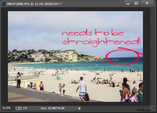 Straighten Crooked Images in Photoshop: Easy Step-by-Step Guide with Crop Tool