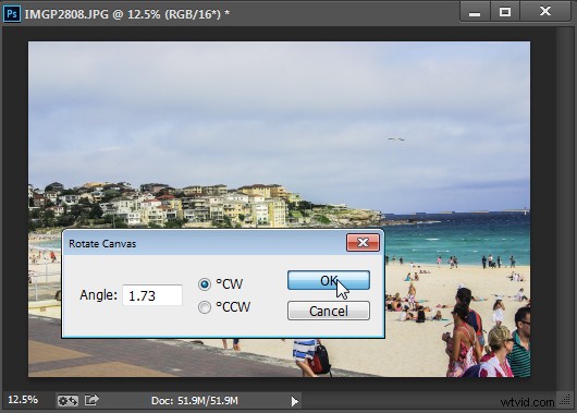 Straighten Crooked Images in Photoshop: Easy Step-by-Step Guide with Crop Tool
