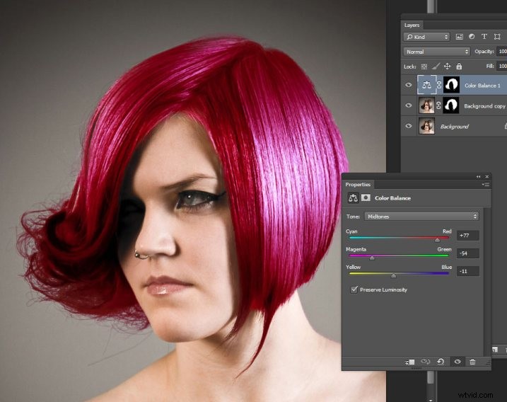 3 Simple Steps to Realistically Transform Hair Color in Photoshop