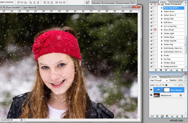 Winter Wonderland Photoshop Actions: Effortlessly Add Realistic Snow to Your Photos