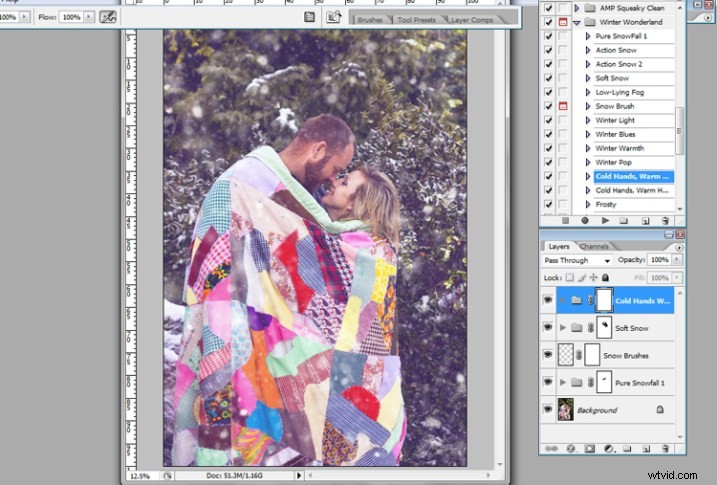 Winter Wonderland Photoshop Actions: Effortlessly Add Realistic Snow to Your Photos