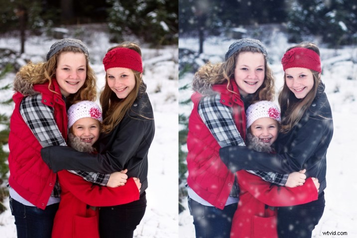 Winter Wonderland Photoshop Actions: Effortlessly Add Realistic Snow to Your Photos