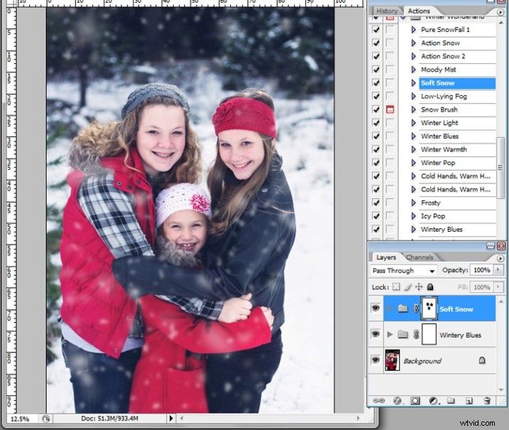 Winter Wonderland Photoshop Actions: Effortlessly Add Realistic Snow to Your Photos