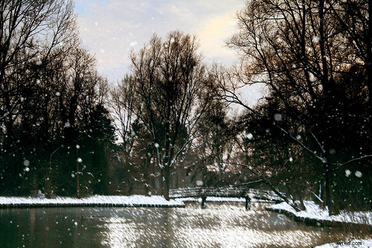 2 Easy Photoshop Techniques to Create Realistic Snowstorms on Your Photos