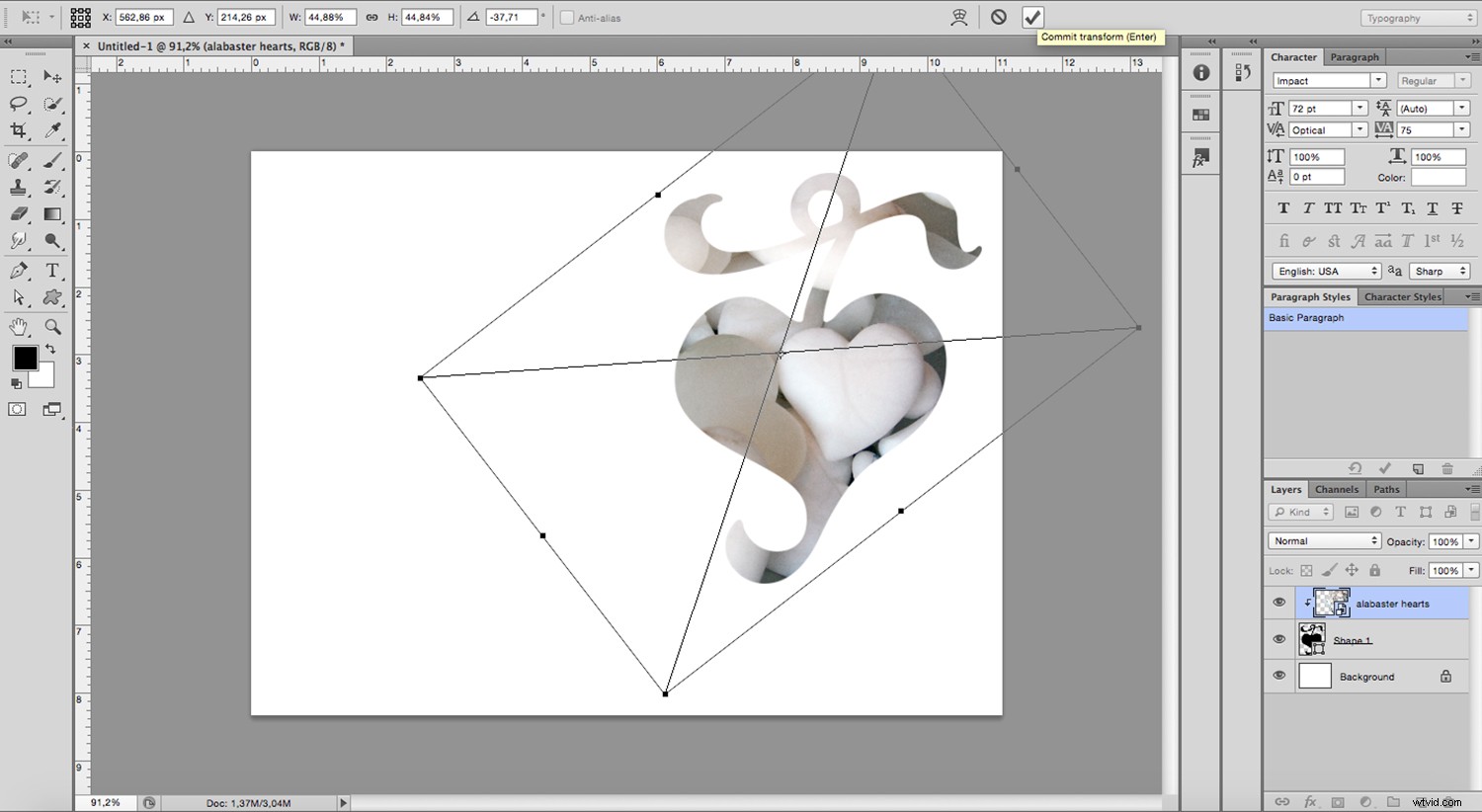 Create Stunning Image-Filled Shapes in Photoshop: Easy Step-by-Step Guide