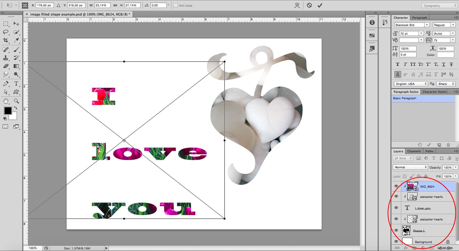 Create Stunning Image-Filled Shapes in Photoshop: Easy Step-by-Step Guide