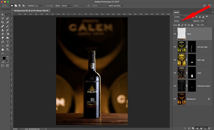 Create Stunning Composite Wine Bottle Images Using Photoshop Layers