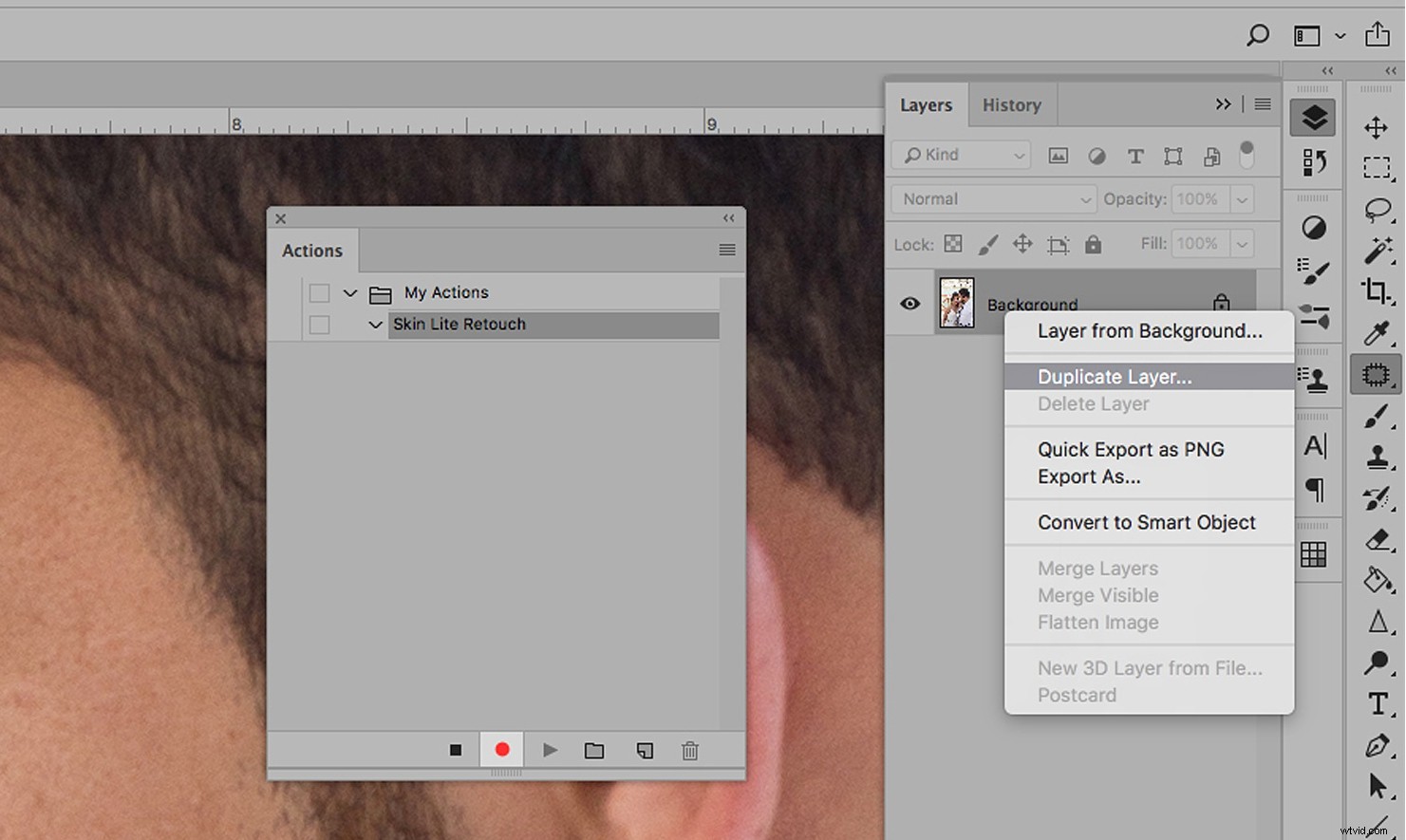 Photoshop Tutorial: Create a Subtle Skin Smoothing Action for Natural Portraits