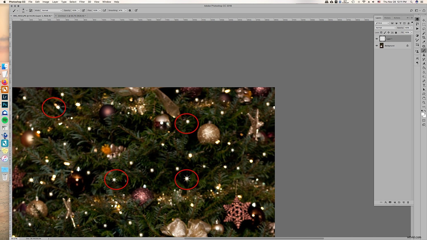 Create Stunning Twinkle Lights for Christmas Tree Portraits in Photoshop