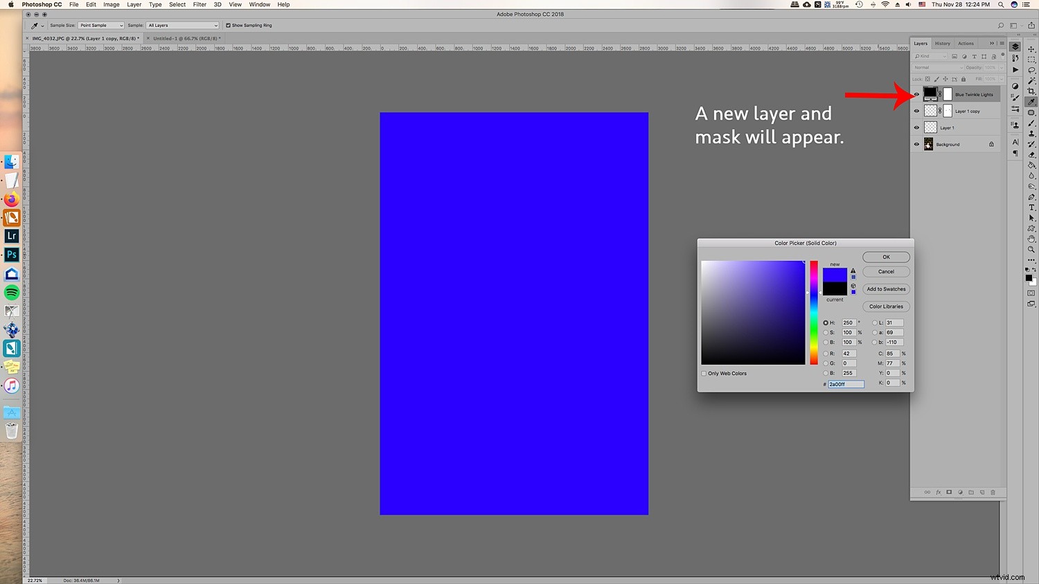 Create Stunning Twinkle Lights for Christmas Tree Portraits in Photoshop