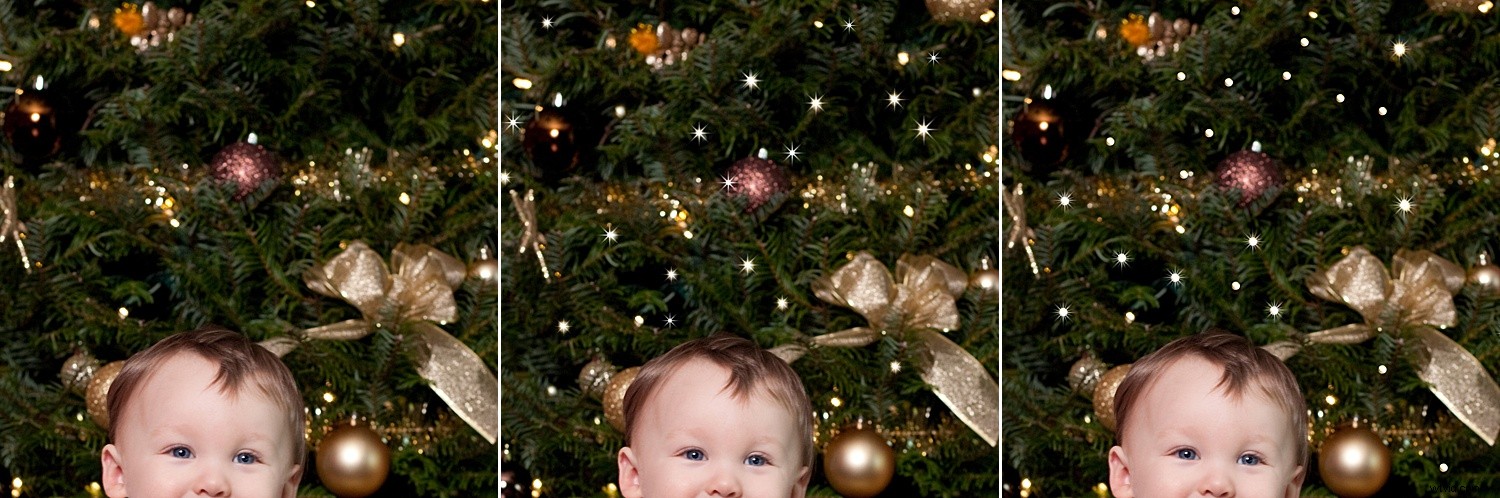 Create Stunning Twinkle Lights for Christmas Tree Portraits in Photoshop