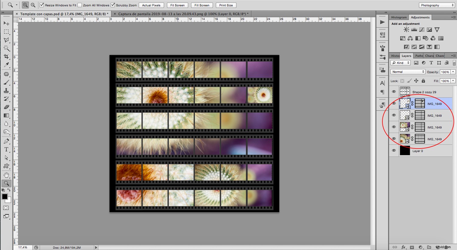 Create Stunning Photo Montages with Photoshop Contact Sheet Templates