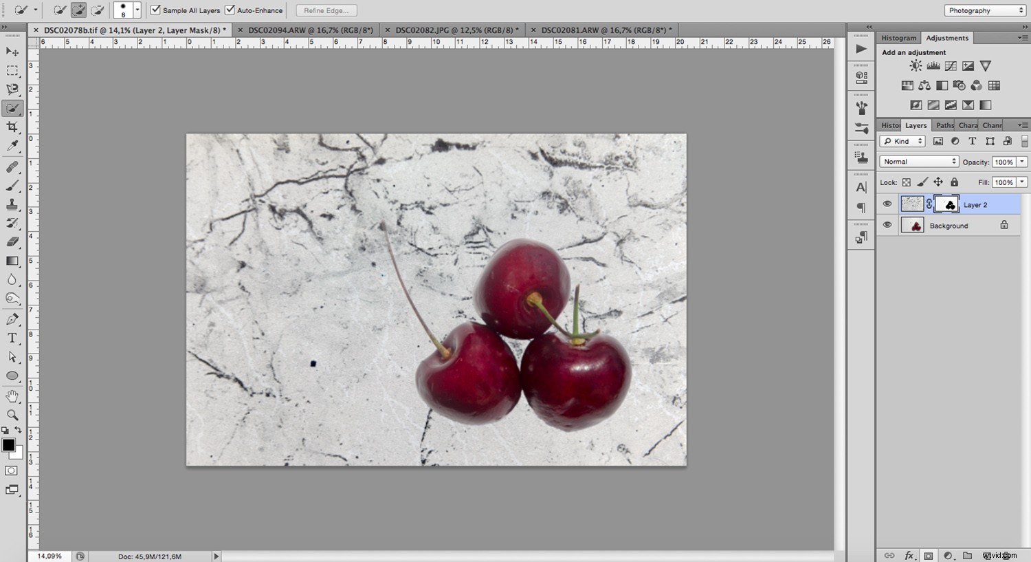 Photoshop Tutorial: Seamlessly Replace Backgrounds for Food & Still Life Photography