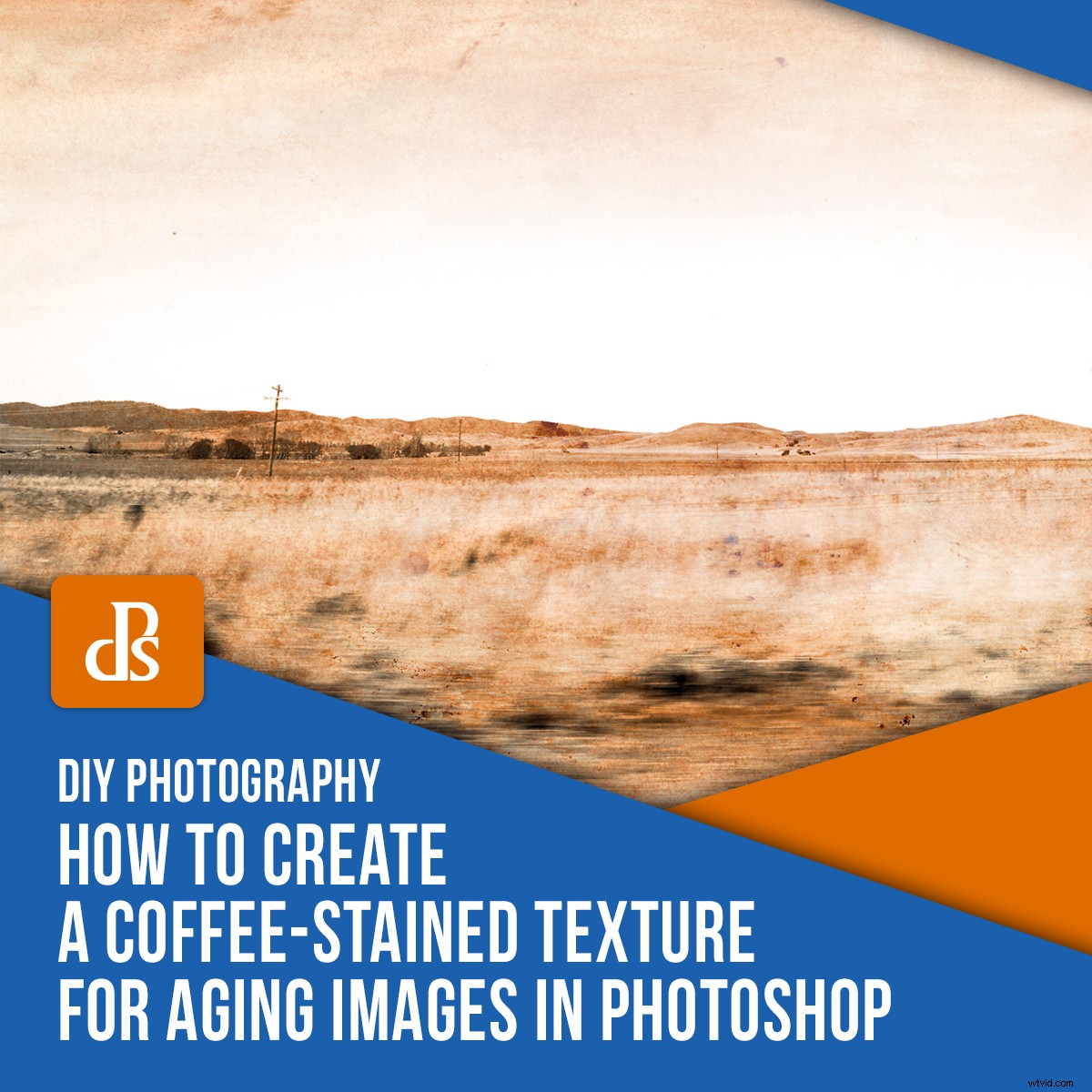 Photoshop Tutorial: Create Realistic Coffee-Stained Textures for Vintage Image Aging