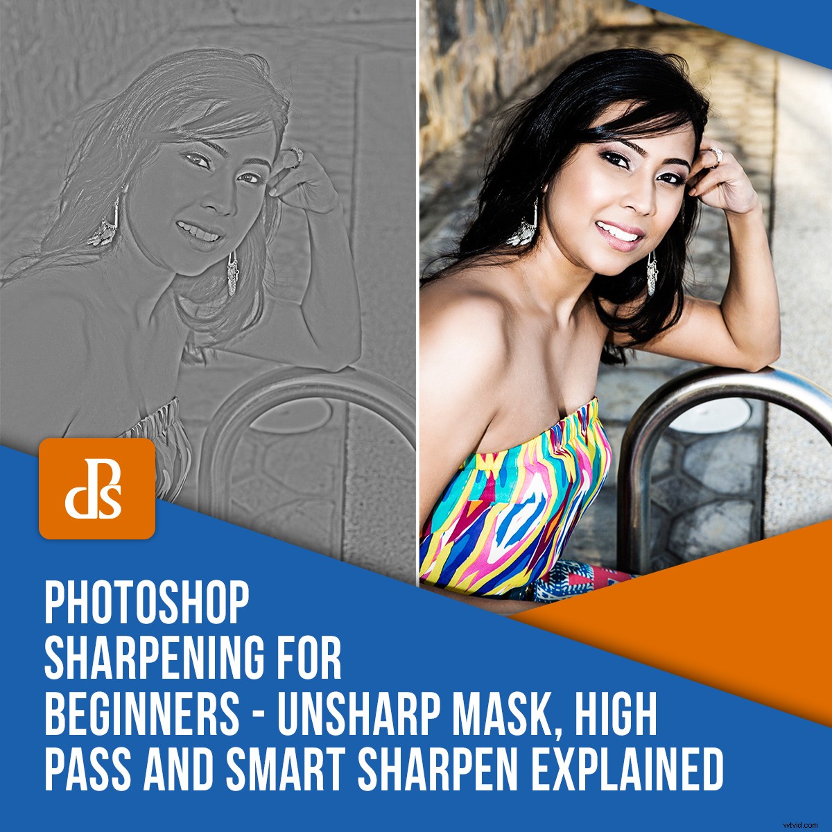 Master Photoshop Sharpening for Beginners: Unsharp Mask, High Pass & Smart Sharpen Guide