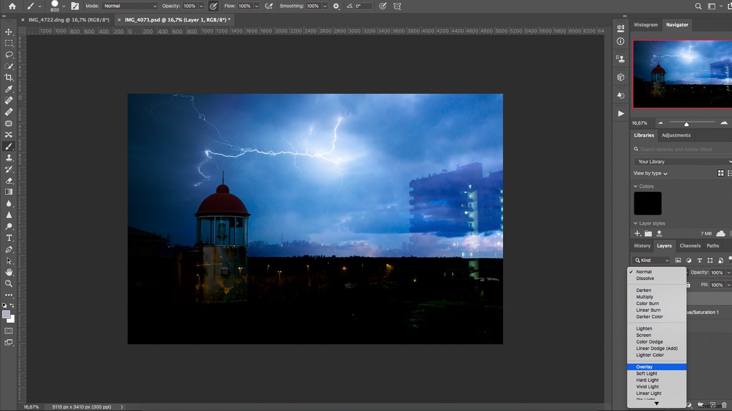 How to Add Realistic Lightning Bolts to Stormy Photos in Photoshop