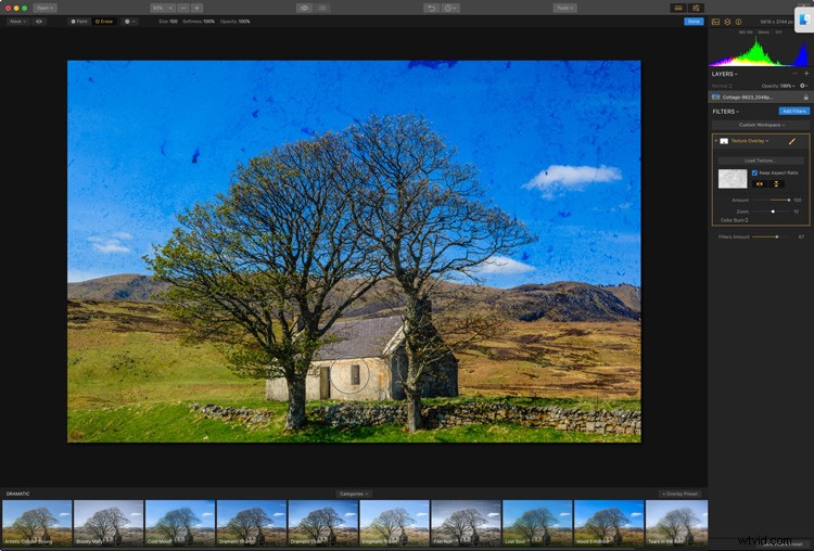 Master Creative Texture Overlays in Luminar: Elevate Your Photos with Layers