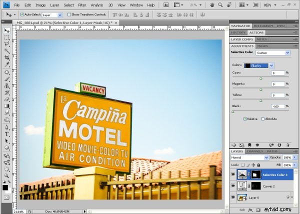 Enhance Blacks in Photos Without Altering Contrast or Colors