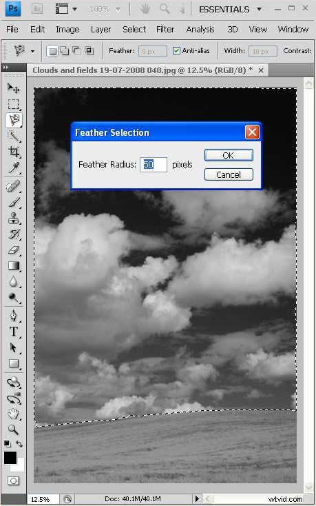Create Stunning High-Contrast Black & White Skies from Color Landscape Photos in Photoshop