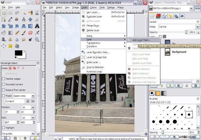 How to Replace a Blown-Out Sky in GIMP: Step-by-Step Tutorial
