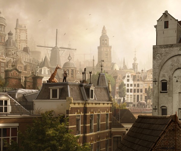 Discover Mattijn Franssen: Exploring His Captivating Fictional Photomontage Universe